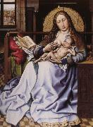 Robert Campin Maria with the child framfor hard France oil painting artist